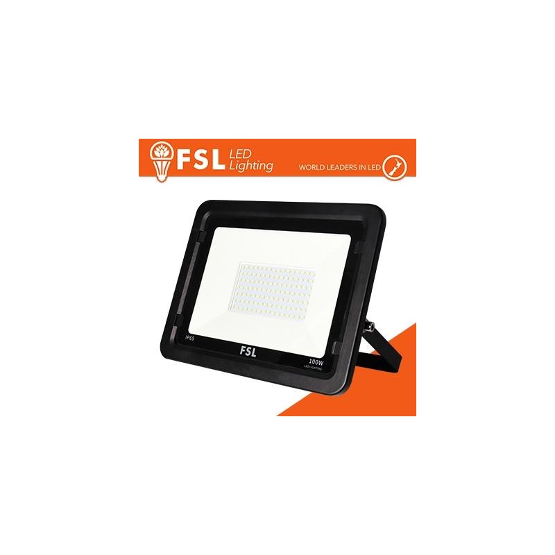 Proiettore per esterni Nero 100W - IP65 115° 4000K Proiettore per esterni Nero 100W - IP65 115° 4000K