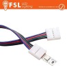Connettore rapido 2END per strip 10mm LED RGB Connettore rapido 2END per strip 10mm LED RGB