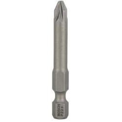 2607001577,Bit Extra Hard viti Pozidriv intaglio a croce PZ2 L. 49 mm, 3pz