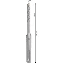 2608833777,Punta SDS plus-5X 6x50x110 mm