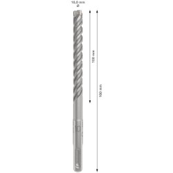 2608833798,Punta SDS plus-5X 10x100x160 mm