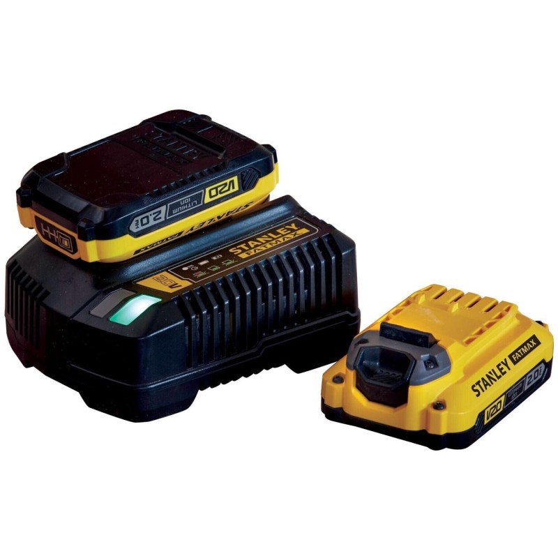 SFMCB12D2-QW,SET 2 BATTERIE 18V 2.0 AH + CARICABATTERIA  SFMCB12D2-QW,SET 2 BATTERIE 18V 2.0 AH + CARICABATTERIA