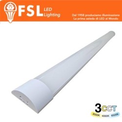 Plafoniera Lineare LED 32W 120cm - 3 in 1 CCT (3000-4000-6500K)
