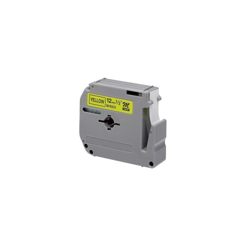 Laminato Black-Yellow 12mmX8m Brother labelMK-631BZ Laminato Black-Yellow 12mmX8m Brother labelMK-631BZ