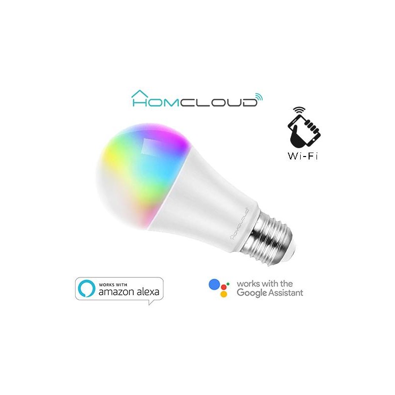 Lampadina Wi-FI RGB + Bianco CCT E27 dimmerabile Lampadina Wi-FI RGB + Bianco CCT E27 dimmerabile