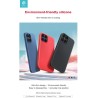 Cover in Silicone effetto seta per iPhone 12 Mini Blu Cover in Silicone effetto seta per iPhone 12 Mini Blu