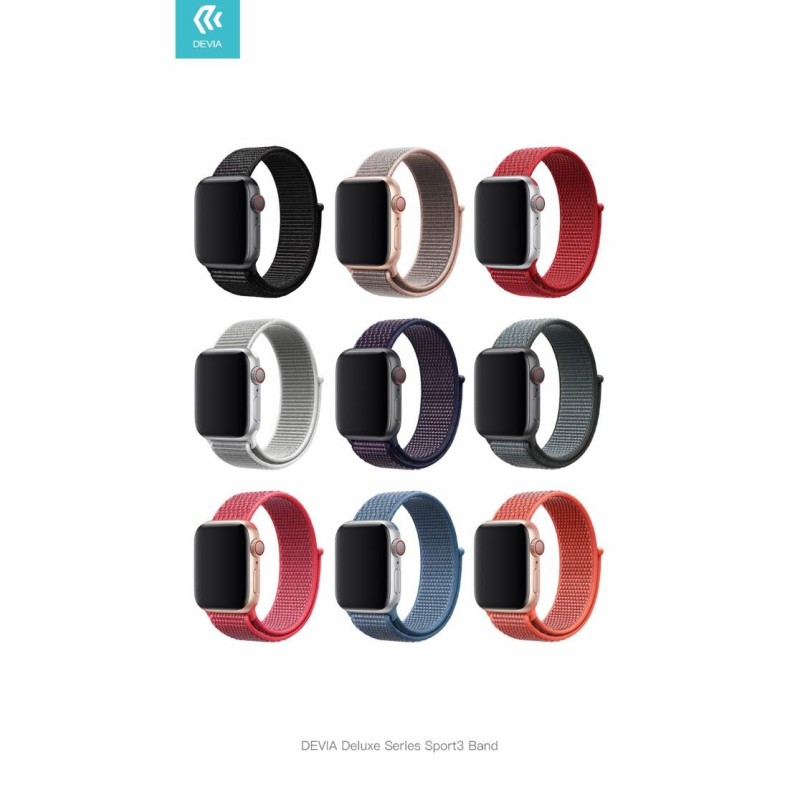 Cinturino Apple Watch 4 serie 40mm Delux Sport 3 Red Cinturino Apple Watch 4 serie 40mm Delux Sport 3 Red