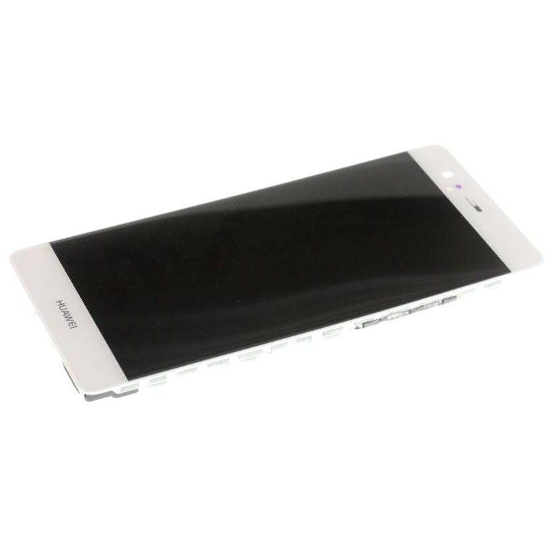 LCD + Touch Originale con Frame per Huawei P9 Bianco LCD + Touch Originale con Frame per Huawei P9 Bianco