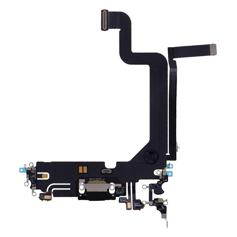 Porta di ricarica per iPhone 14 Pro Max Black Originale Porta di ricarica per iPhone 14 Pro Max Black Originale