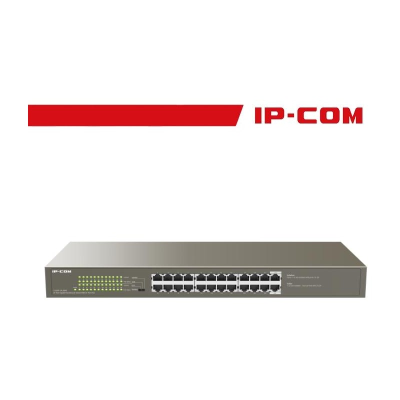 IP-COM Switch 24 porte Gbit da rack 250W - G1124P-24-250W IP-COM Switch 24 porte Gbit da rack 250W - G1124P-24-250W