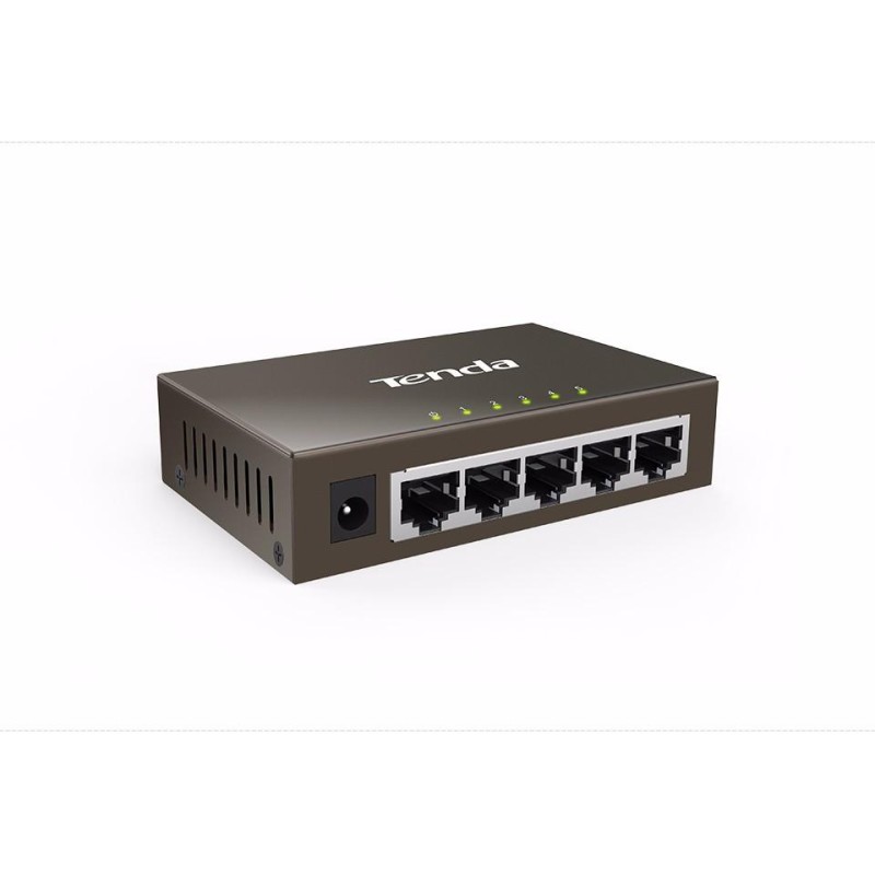 Switch 5 porte Gigabit metallo Tenda TEG1005D Switch 5 porte Gigabit metallo Tenda TEG1005D