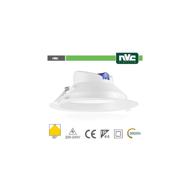 Downlight LED IP44 25W 3000K 2450LM 90º FORO:195-210mm Downlight LED IP44 25W 3000K 2450LM 90º FORO:195-210mm